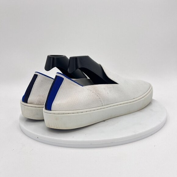 Rothy’s The Original Women Size 9.5  Bright White Slip On Flat Sneaker Shoes - Picture 5 of 14